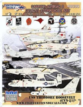 FTD48090 Carrier Air Wing 8 Operation Desert Storm Nose Art