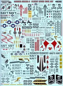 FTD48090 Carrier Air Wing 8 Operation Desert Storm Nose Art
