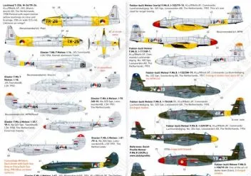 DD72080 Meteor, NF-5 & T-33 niederländische Luftwaffe