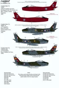 XD48216 Canadair Sabre International Air Forces