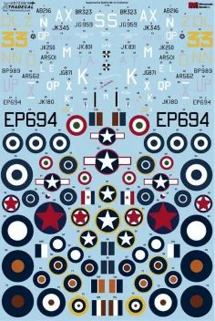 XD72318 Spitfire Mk.Vc internationale Luftstreitkräfte