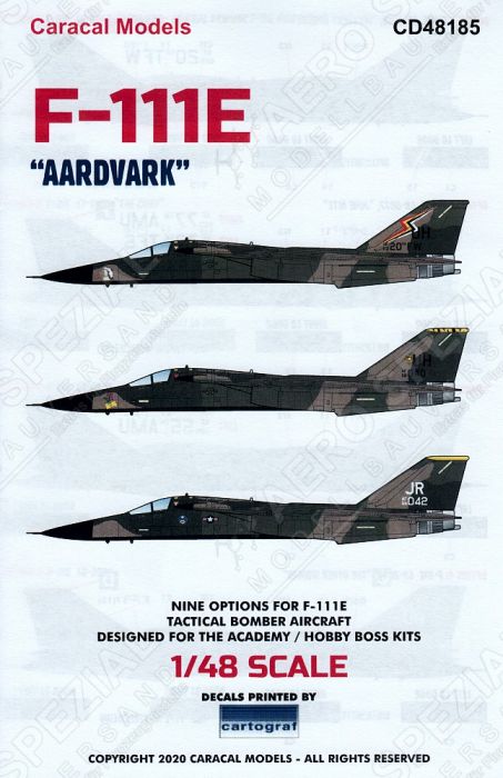 CD48185 F-111E Aardvark USAFE Upper Heyford