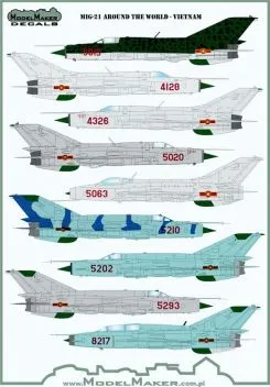 MOD72123 MiG-21 Fishbed/Mongol Around the World: Vietnam