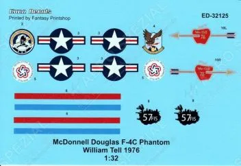 EU32125 F-4C Phantom II William Tell Weapons Meet 1976
