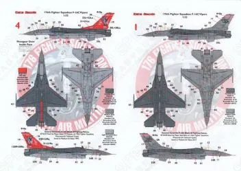 EU32126 F-16C Block 30 Fighting Falcon Wisconsin ANG
