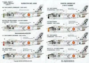 SE0632 F-86F Sabre spanische Luftwaffe