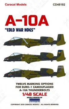 CD48192 A-10A Thunderbolt II European-1 Camouflage