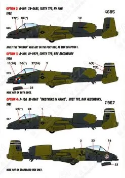 CD48192 A-10A Thunderbolt II European-1-Tarnung