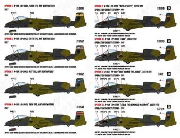 CD48192 A-10A Thunderbolt II European-1-Tarnung