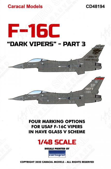 CD48194 F-16C Fighting Falcon Have-Glass-5-Tarnung