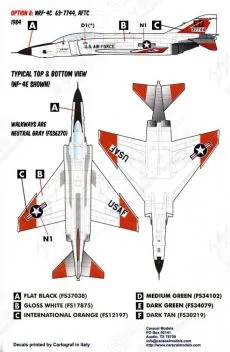 CD72105 NF-/NRF-4 Phantom II Edwards AFB