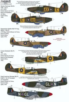 XD72322 SAAF Fighters WWII Part 2