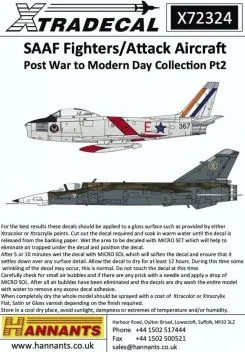 XD72324 Jäger/Bomber südafrikanische Luftwaffe Nachkriegszeit Teil 2