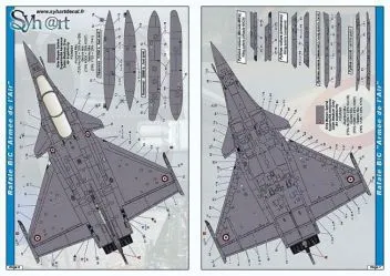 SY72915V2 Rafale B/C/M Standard Markings French Air Force and Navy