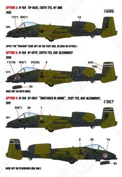 CD72112 A-10A Thunderbolt II European-1-Tarnung