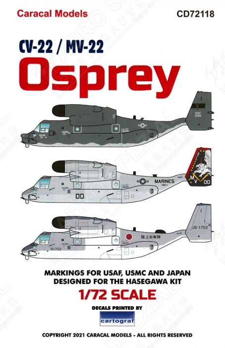 CD72118 V-22 Osprey