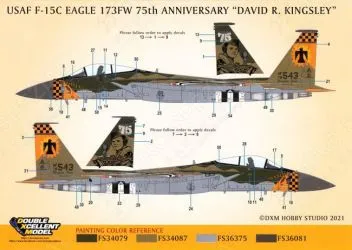 DXM48044 F-15C Eagle 75th Anniversary David R. Kingsley