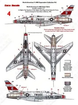 EU48132 F-100D Super Sabre U.S. Air Force, Teil 2