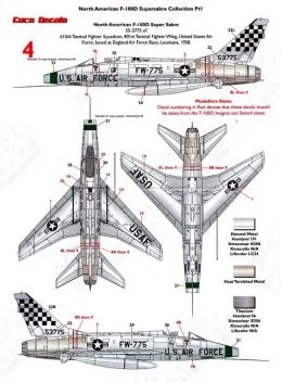 EU72131 F-100D Super Sabre U.S. Air Force, Teil 1
