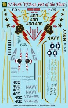 TB48270 F/A-18E Super Hornet VFA-25 Fist of the Fleet