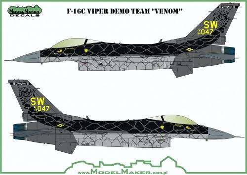 MOD48157 F-16C Block 50 Fighting Falcon Demo Team Venom