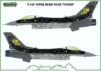 MOD72157 F-16C Block 50 Fighting Falcon Demo Team Venom