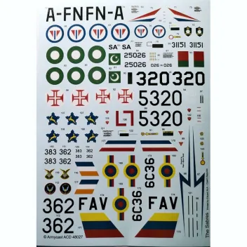 ACD48027 F-86 Sabre & Canadair Sabre im weltweiten Einsatz