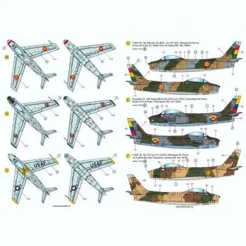 ACD48027 F-86 Sabre & Canadair Sabre im weltweiten Einsatz