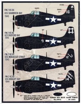 FD&S4822 FM-2 Wildcat U.S. Navy