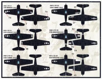 FD&S4823 F6F-5 Hellcat U.S. Navy, Teil 1