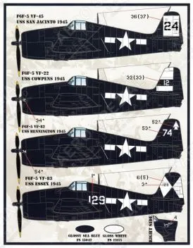 FD&S4824 F6F-5 Hellcat U.S. Navy, Teil 2