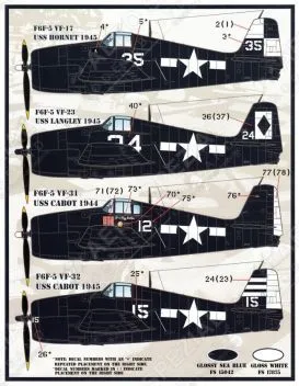 FD&S7204 F6F-5 Hellcat U.S. Navy, Part 1
