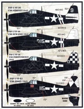 FD&S7204 F6F-5 Hellcat U.S. Navy, Part 1