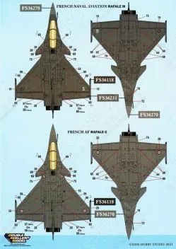 DXM72044 Rafale C/M französische Luftwaffe/Marine