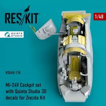 RSU480118 Mi-24V Hind-E Cockpit Set