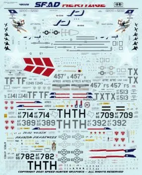 SHG48028 Spads Heritage: F-4 & F-16 of 457th (T)FS