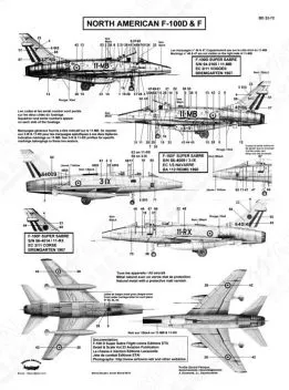 BD32072 F-100D/F Super Sabre französische Luftwaffe