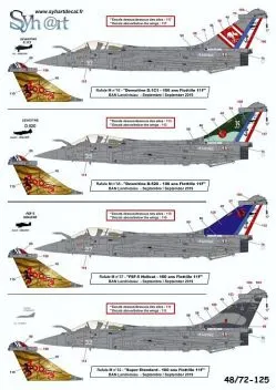 SY48125 Rafale M Jubiläumsmarkierungen Flottille 11F