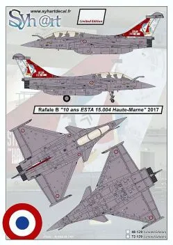 SY48129 Rafale B Jubiläumsmarkierungen ESTA