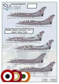 SY48918 Rafale Export Versions (Egypt, India, Qatar)
