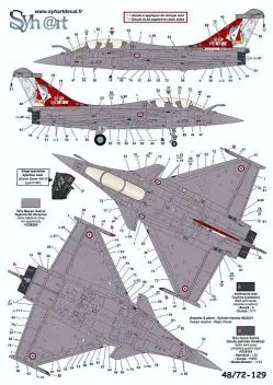 SY72129 Rafale B Anniversary Markings ESTA