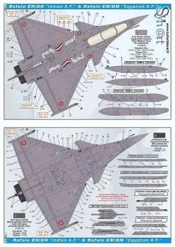 SY72918 Rafale Exportversionen (Ägypten, Indien, Katar)