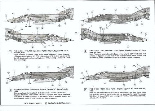 HD48033 F-4E Phantom II ägyptische Luftwaffe