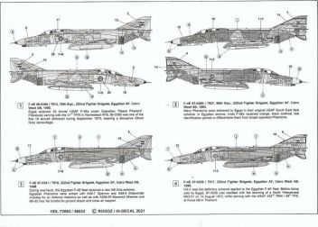 HD72063 F-4E Phantom II Egypt Air Force