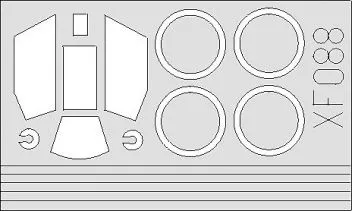 EDXF088 Hs 129 Maskierfolie