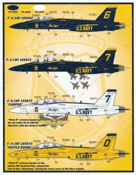 FBD48079 F/A-18 Super Hornet Blue Angels Demo-Team 2021
