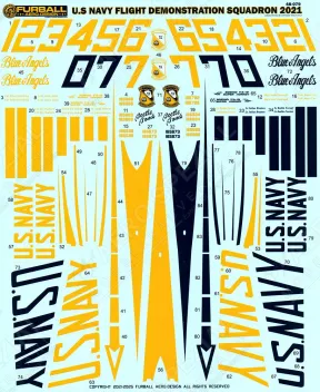 FBD48079 F/A-18 Super Hornet Blue Angels Demo-Team 2021