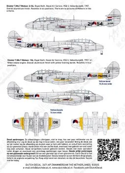 DD48079 Meteor Royal Netherlands Air Force and Navy