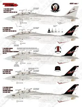 FTD48091 F-14A/B Tomcat VF-1, VF-11, VF-14, VF-24, VF-211