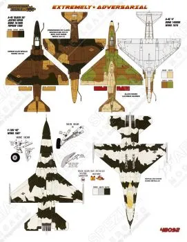 FTD48092 A-4 Skyhawk, F-5 Tiger II & F-16 Viper TOPGUN, VF-126, VFC-13, VFC-111